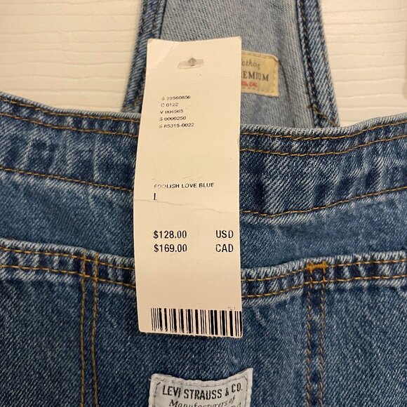 Levi's® Vintage Denim Overall NWT Urban Outfitters - Picture 3 of 13
